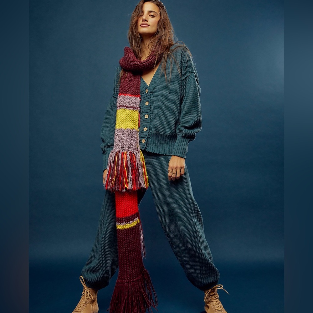 Free People Hailee Cardi Sweater Set (Cardigan and Pants)